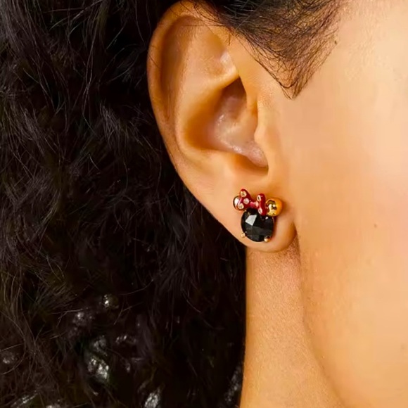 Kate Spade x Disney Minnie Mouse Stud Earrings - Picture 2 of 6